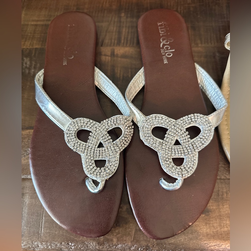 Fibi & Clo Love Knot Sandals